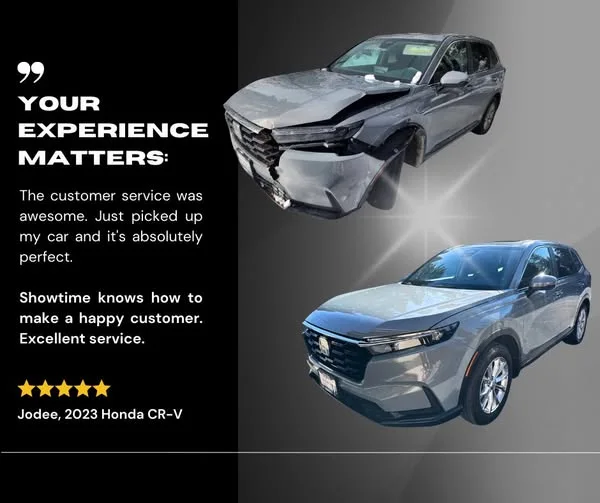 Collision repair result connected to Crestline